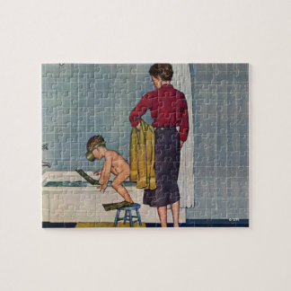 Puzzle Scaphandre dans le baquet