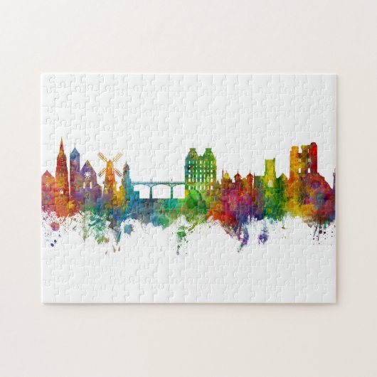 Puzzle Scarborough England Skyline (Horizontal)