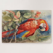 Puzzle Scarlet Macaw (Horizontal)