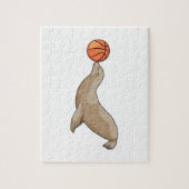 Puzzle Sceau avec basket-ball (Vertical)
