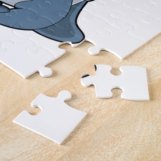 Puzzle Sceau avec cadeau (Côté)