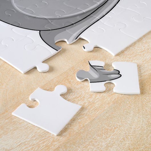 Puzzle Sceau avec Parti casquette (Côté)