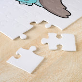 Puzzle Sceau avec poisson (Côté)