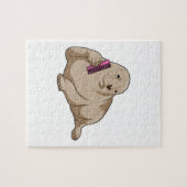 Puzzle Sceau comme coiffeur avec peigne (Horizontal)