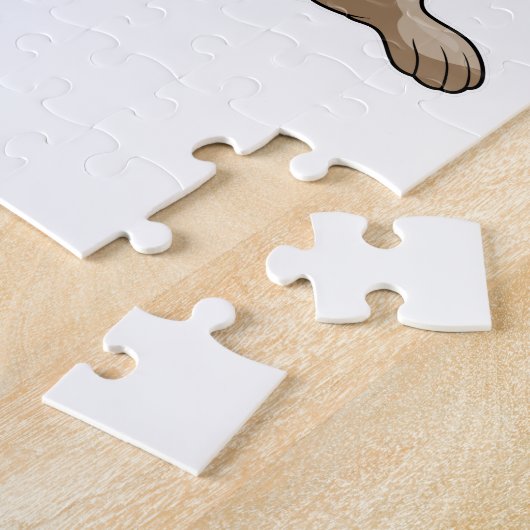 Puzzle Sceau comme coiffeur avec peigne (Côté)