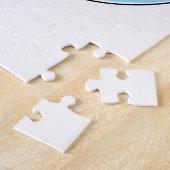 Puzzle Sceau comme surfeur avec Surfboard (Côté)