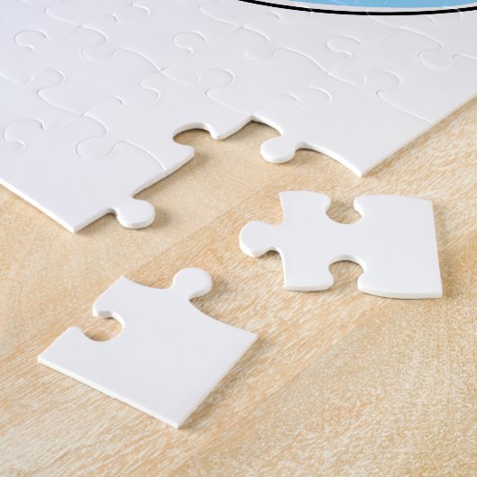 Puzzle Sceau comme surfeur avec Surfboard (Côté)