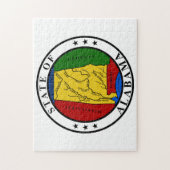 Puzzle Sceau de l'Alabama. (Vertical)