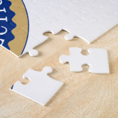 Puzzle Sceau d'État du Connecticut. (Côté)