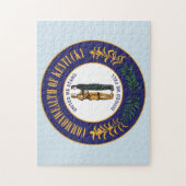 Puzzle Sceau d'Etat Kentucky. (Vertical)
