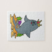 Puzzle Sceau roi avec couronne (Horizontal)