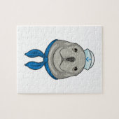 Puzzle Sceller comme marin avec casquette marin (Horizontal)