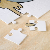 Puzzle Sceller comme randonneur avec sac à dos (Côté)