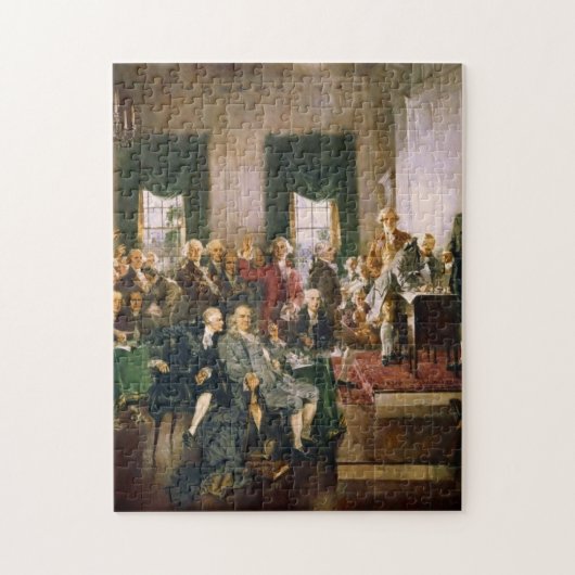 Puzzle Scène à la signature de la Constitution (Vertical)