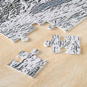 Puzzle Scène Abstraite. Central Park New York. (Côté)