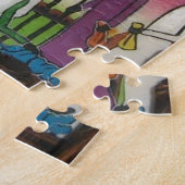 Puzzle Scène africaine de nativité de Noël (Côté)