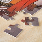 Puzzle Scène africaine de nativité de Noël (Côté)