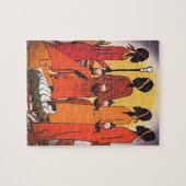 Puzzle Scène africaine de nativité de Noël (Horizontal)