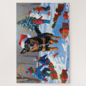 Puzzle Scène belge de Noël de Malinoi (Vertical)