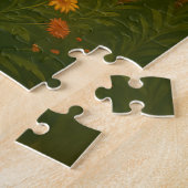 Puzzle Scène Boisée Cabane Rustique (Côté)