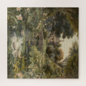 Puzzle Scène botanique de cygnes dans un jardin anglais (Horizontal)