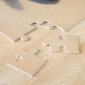 Puzzle Scène d'action de Malinois belge sur la plage (Côté)