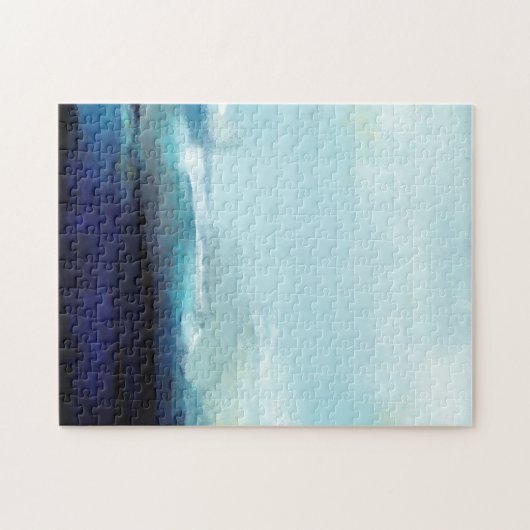 Puzzle Scène d'art de l'océan Abstrait (Horizontal)