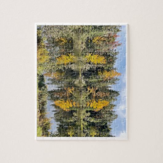 Puzzle Scène d'automne en Nouvelle-Angleterre (Vertical)