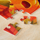 Puzzle Scène de célébration d'Halloween d'automne de chie (Côté)