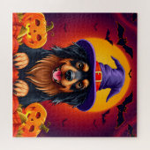 Puzzle Scène de célébration d'Halloween d'automne de chie (Horizontal)