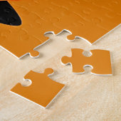 Puzzle Scène de chat noir Halloween Jack O Lantern (Côté)