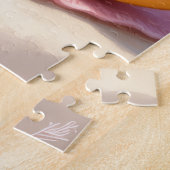 Puzzle Scène de détente sur la plage avec un Chin Japonai (Côté)
