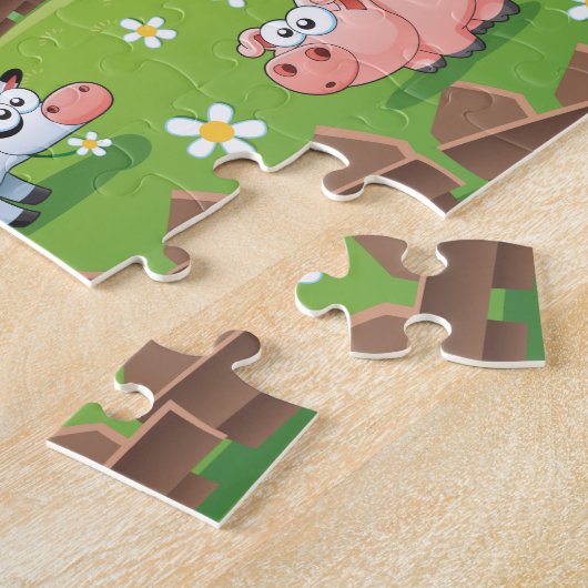 Puzzle Scène de ferme (Côté)