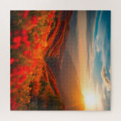 Puzzle Scène de fleurs rouges (Horizontal)