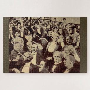 Puzzle Scène de foule des années 1920