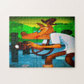 Puzzle Scène De La Rue De Barcelone. (Horizontal)