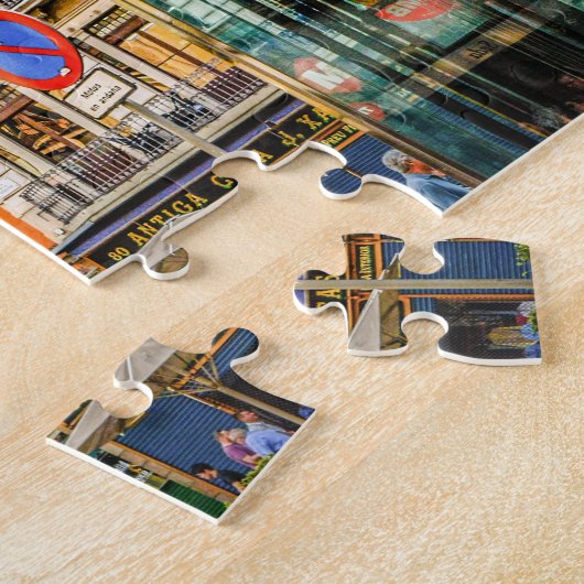 Puzzle Scène De La Rue De Barcelone. (Côté)