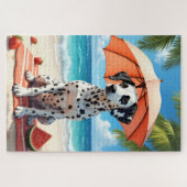 Puzzle Scène de luxe dalmate de plage (Horizontal)