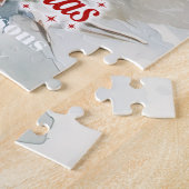 Puzzle Scène de Noël d'hiver avec bonhomme de neige dans  (Côté)