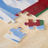 Puzzle Scène de Noël du berger australien (Côté)