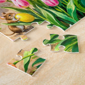 Puzzle Scène de Pâques du chat et des souris (Côté)