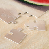 Puzzle Scène de plage avec Cavalier King Charles Spaniel (Côté)