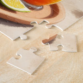 Puzzle Scène de plage avec Lundehund norvégien (Côté)