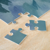 Puzzle Scène de plage de surf de Kelpie australien (Côté)
