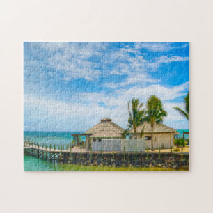Puzzle Scène de plage des Samoa américaines.