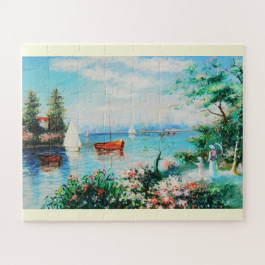 Puzzle Scène de rivière estivale (Horizontal)