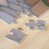 Puzzle Scène de rue Fleur Solaire (Côté)