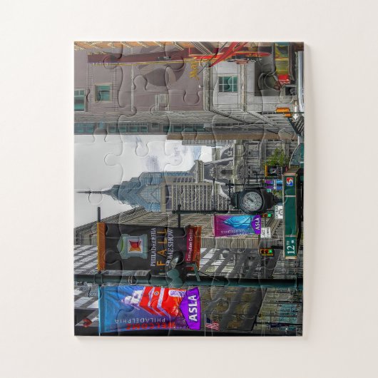 Puzzle Scène de rue Philadelphie (Vertical)