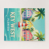 Puzzle Scène de voyage à Key West, Floride 🌴 (Horizontal)