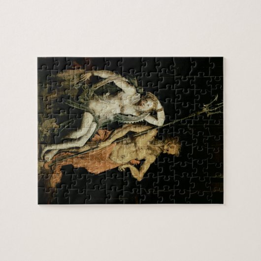 Puzzle Scène d'enfer : détail montrant Hades et (Horizontal)